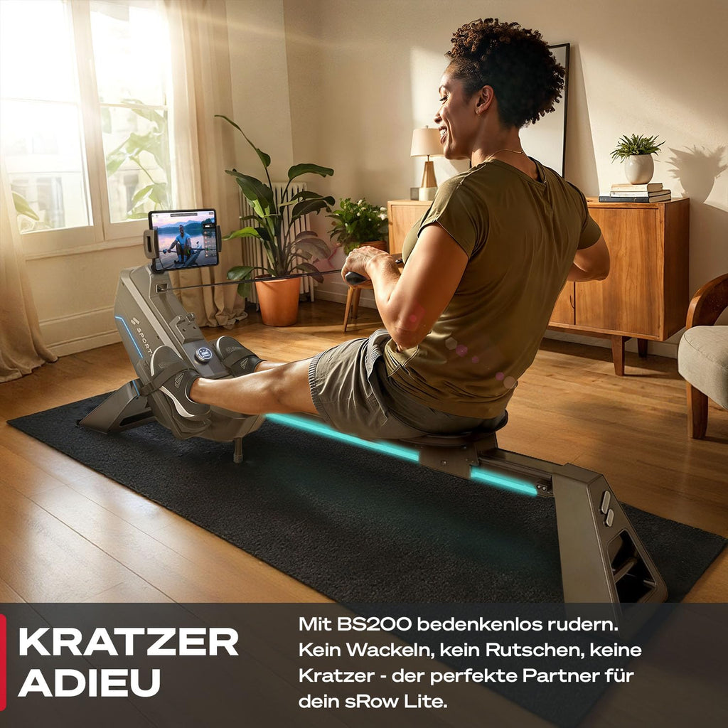 Sportstech Rudergerät für Zuhause, rudergeräte 24 Widerstandsstufen, sRow